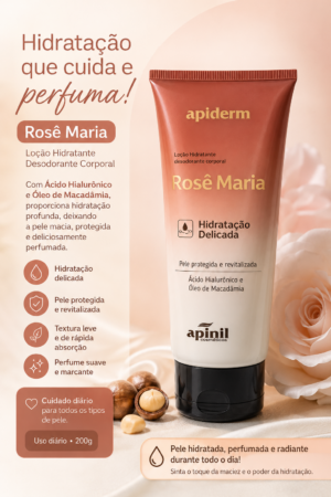 Hidratante corporal Rosê Maria